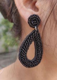 Handmade Embroidery Earrings - Unique, Hand-Stitched Artistry