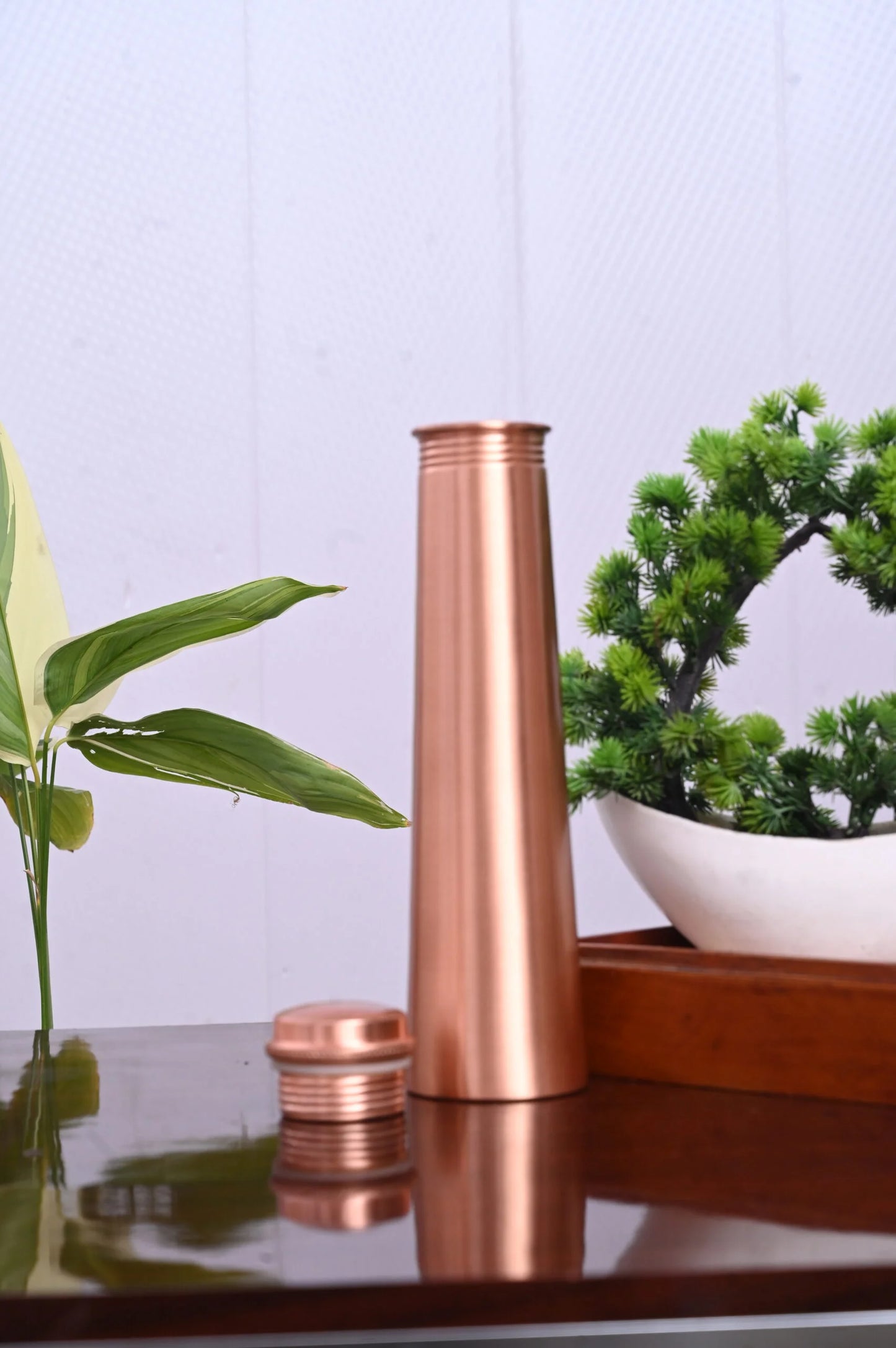 SAINORA MINAR Pure Copper Bottle – Matt Finish 1000 ml Bottle