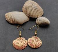 Red Patina Hand Painting work / stained jewelery