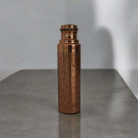 SAINORA Mirror Etching Pure Copper Bottle | Anti Oxidant Properties | Tamba Bottle | Drinkware | Capacity- 950ml
