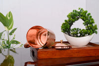 SAINORA Pure Copper Mirror-Silver Touch Jug, Pitcher with Brass Knob on Lid, Serve ware, Drinkware – 1000ml