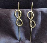 lili Handmade Brass Infinity Earcuff Earrings