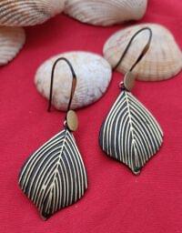 Handmade Leaf Dangle Earring