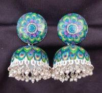 Handpainted Meenakari Work Earrings