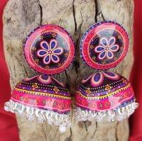 Handpainted Meenakari Work Earrings