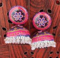 Handpainted Meenakari Work Earrings