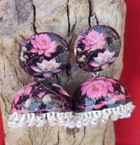 Handpainted Meenakari Work Earrings