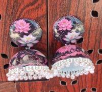 Handpainted Meenakari Work Earrings