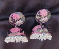 Handpainted Meenakari Work Earrings