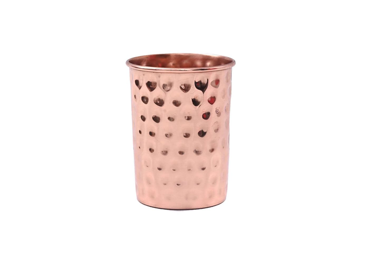 SAINORA Pure Copper Glass | Classic Copper Glass Mirror Hammered | Online Brass Or Copper Product | Best Copper Glass