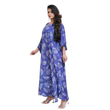 Paisley Print Long Kaftan Maxi