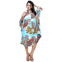 Paisley Print Shirt Style Kaftan
