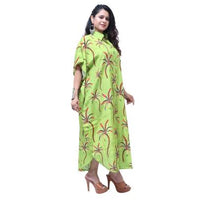 Tropical Bliss Collar Kaftan